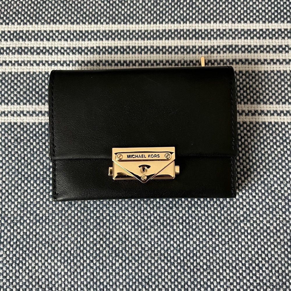 Michael Kors Black Card Holder Wallet